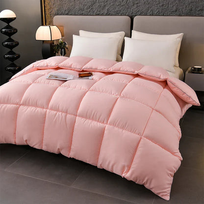 Feather Goose Down Duvet – Warm Winter Thick Quilts, Down-Filled Comforters for Single, Double, Queen & King Size Beds