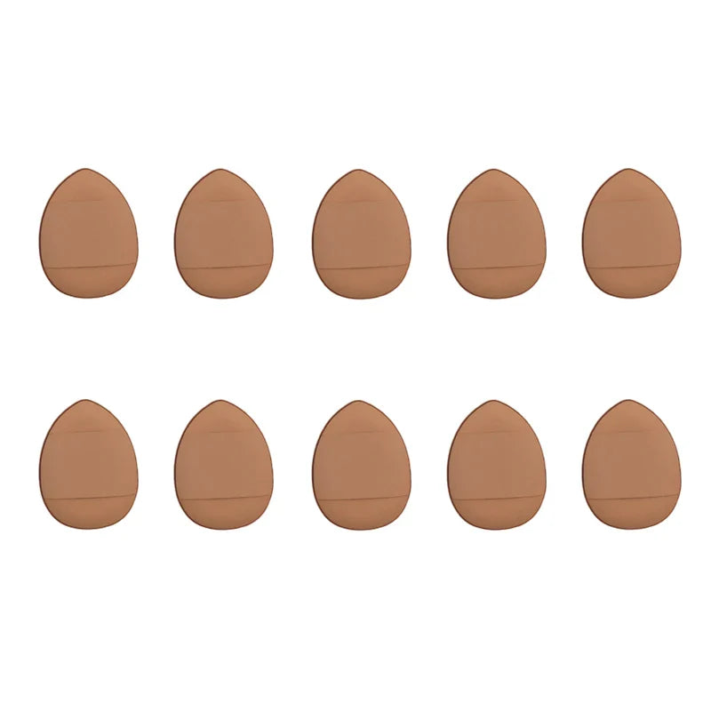 5/10Pcs Mini Finger Puff Foundation Sponge Set for BB Cream, Concealer & Powder - Makeup Applicator Tools