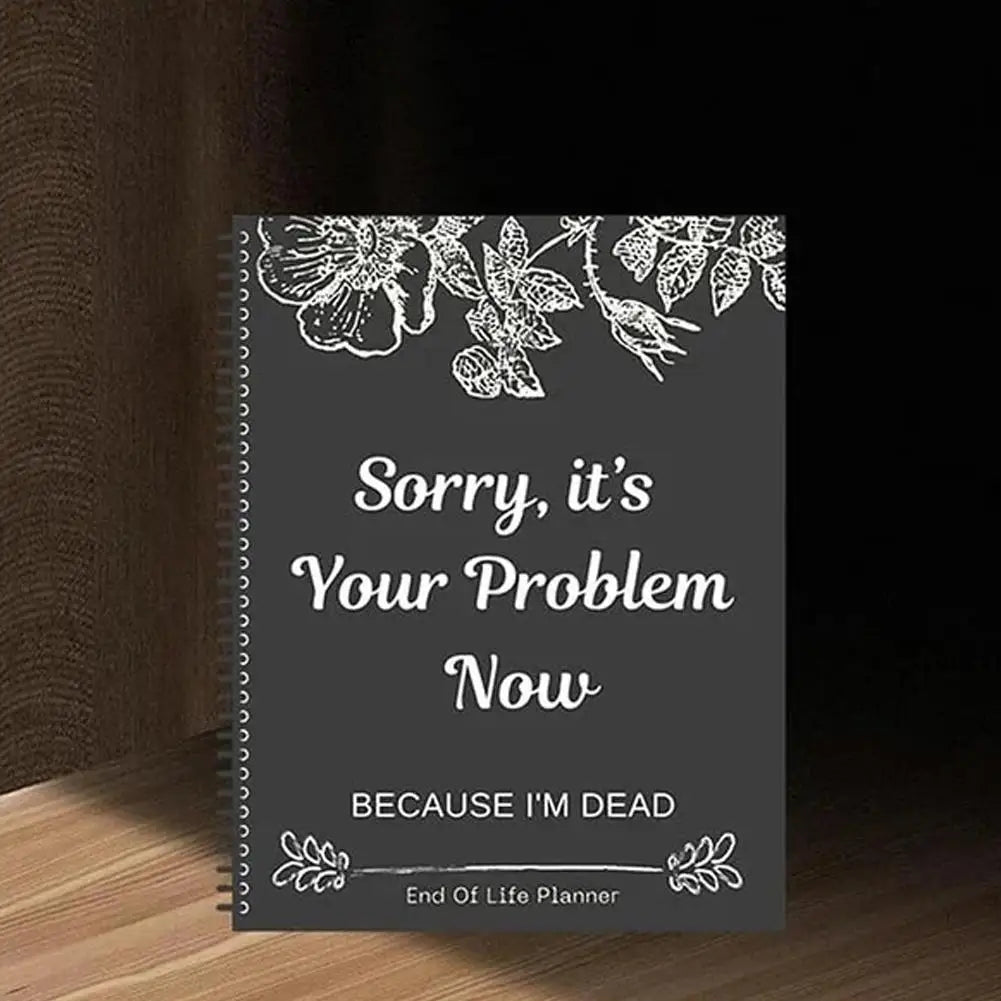 2025 Funny End-of-Life Planner – Humorous Organizer & Workbook for Stress Relief and Life Planning Guide
