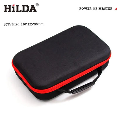 HILDA Large Capacity Waterproof Tools Bag – Electrician Hardware Organizer, 3 Sizes with Red Edges