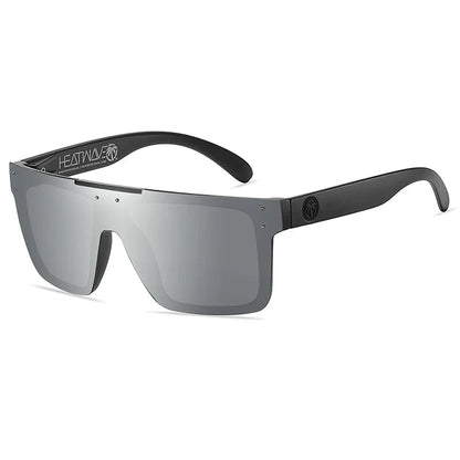 NEW Luxury Brand Mirrored Polarized Sunglasses — Men’s Sport Goggles with UV400 Protection & Case