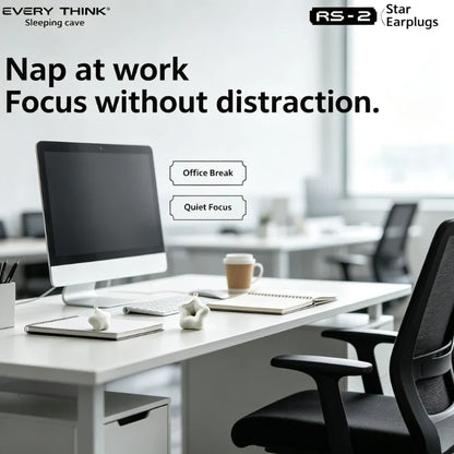 EVERYTHINK Sleeping Ear Plugs - Soft Noise Reduction & Sound Insulation Ear Protection