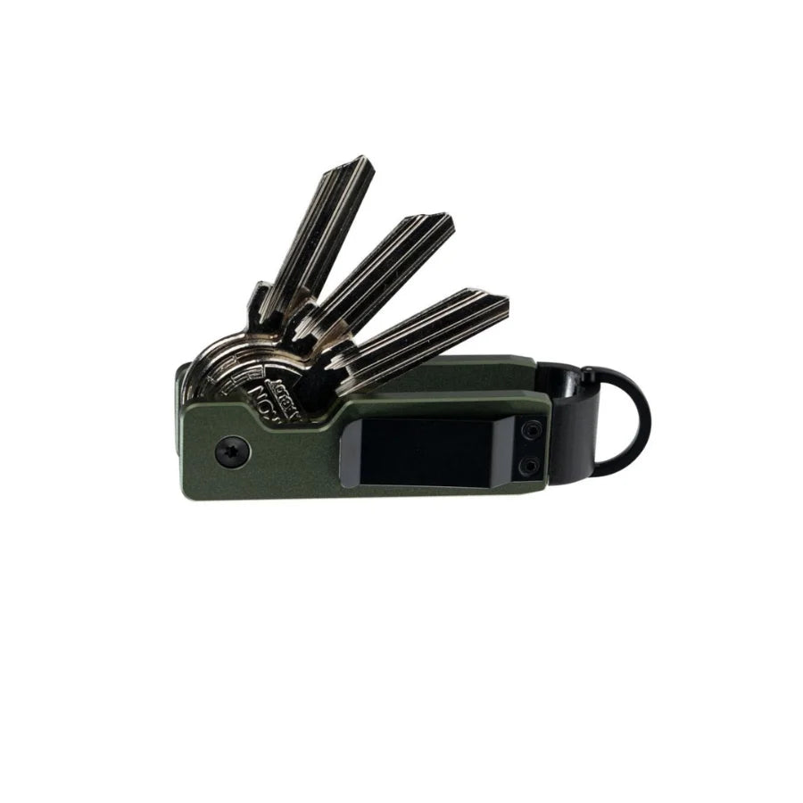 Minimalist Aluminum Key Organizer for Men & Women – Compact Alloy Key Holder & Keychain Gift
