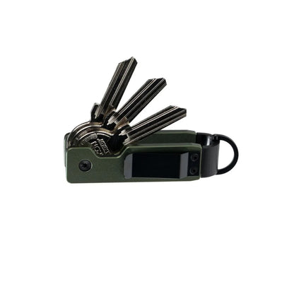 Minimalist Aluminum Key Organizer for Men & Women – Compact Alloy Key Holder & Keychain Gift
