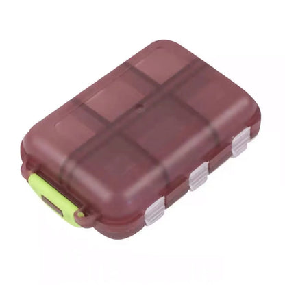 Tcare Travel Pill Organizer – Moisture-Proof Pills Box for Pocket or Purse, Portable Medicine & Vitamin Holder Container