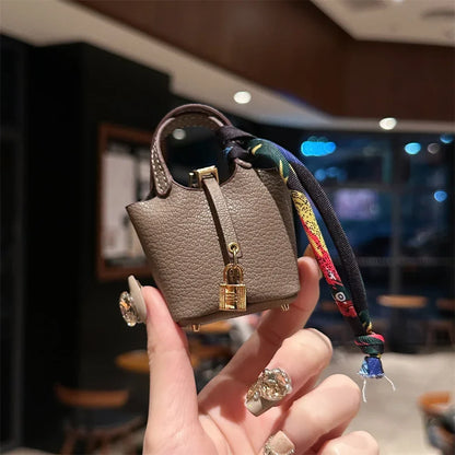 New Mini House Small Bag – Handheld Portable Bluetooth Earphone Bag, Zero Wallet, and Multifunctional Hand Rope Pouch