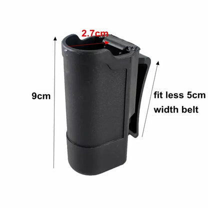 Tactical Flashlight Holster - Adjustable Duty Belt Torch Holder for Outdoor Gear