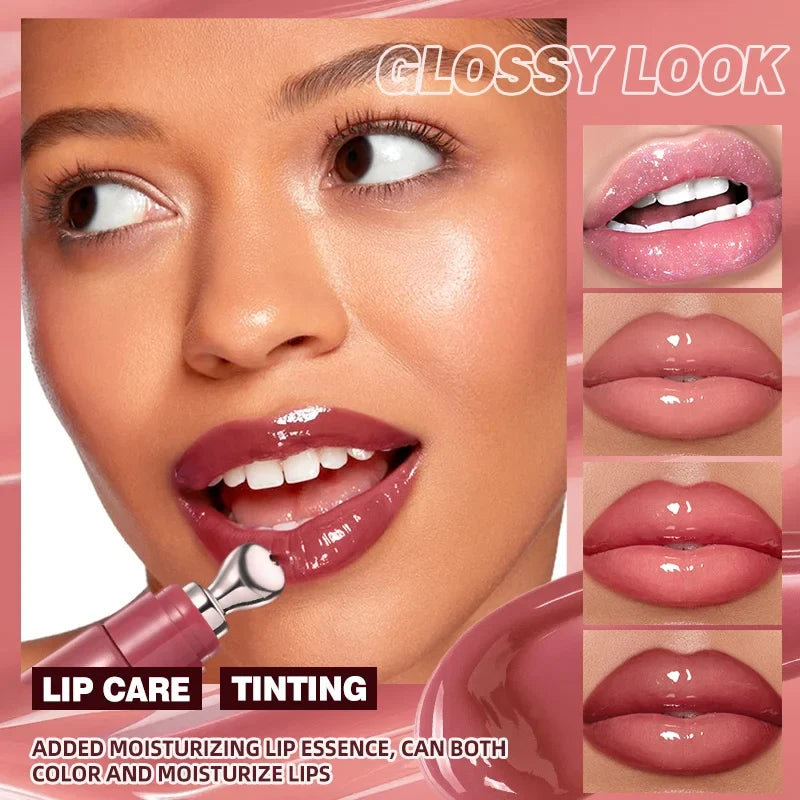 Moisturizing Lip Glaze - Hydrating Volumizing Lip Gloss for Women