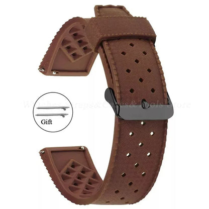Premium Tropic Silicone Watch Strap – 20mm & 22mm Quick Release Waterproof Rubber Bracelet for Seiko, Oris & Omega