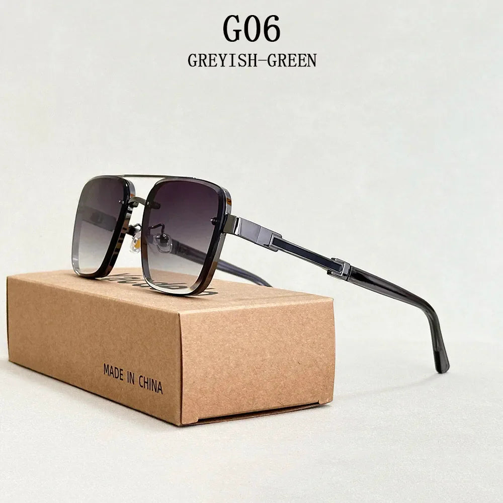Luxury Square Sunglasses — Vintage Unisex Fashion Shades with UV Protection for Men & Women