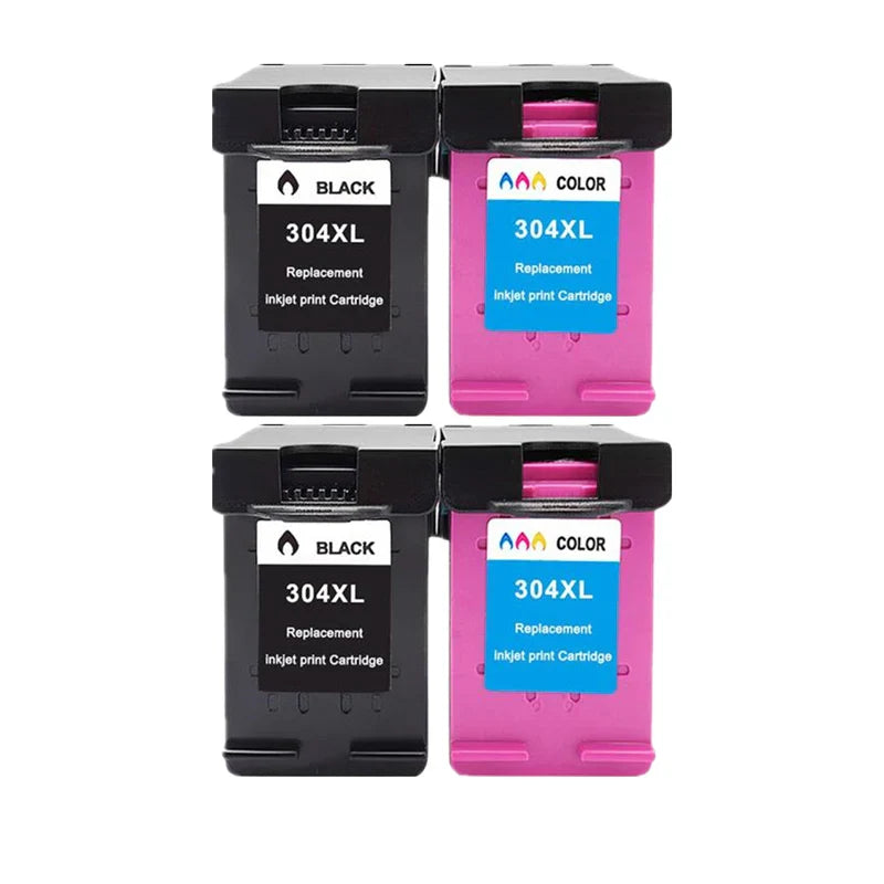 ShinColor Remanufactured HP 304 & 304XL Ink Cartridge for HP ENVY 5020, 5030, 5032 & DeskJet 2620, 2630, 3730, 3750, 3760 Printers