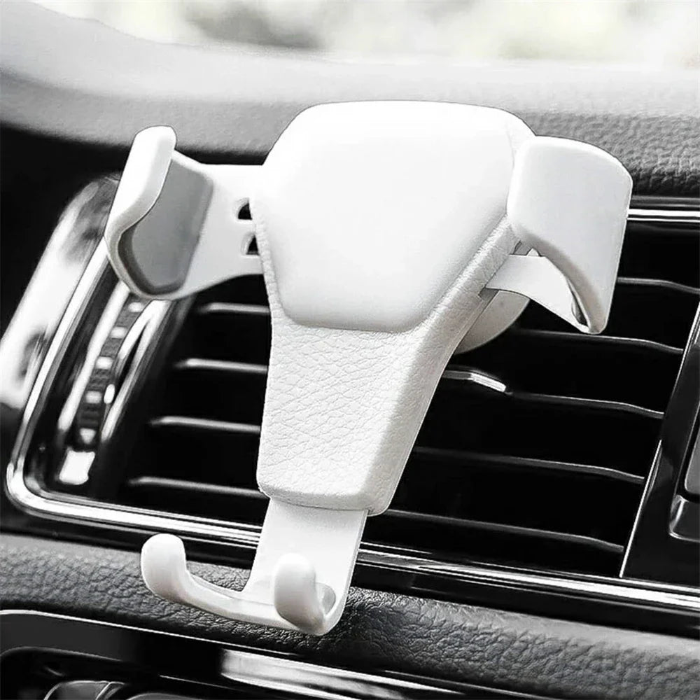 Gravity Car Phone Holder – Air Vent Clip Mount for iPhone & Smartphones