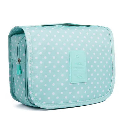 Waterproof Hanging Travel Makeup Bag – Bathroom Cosmetic Organizer for Men & Women