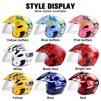 Child Motorcycle Helmet (3-9 Years) – ABS Unisex Safety Motocross & ATV Cross Helmet for Bicycle & Downhill Riding
