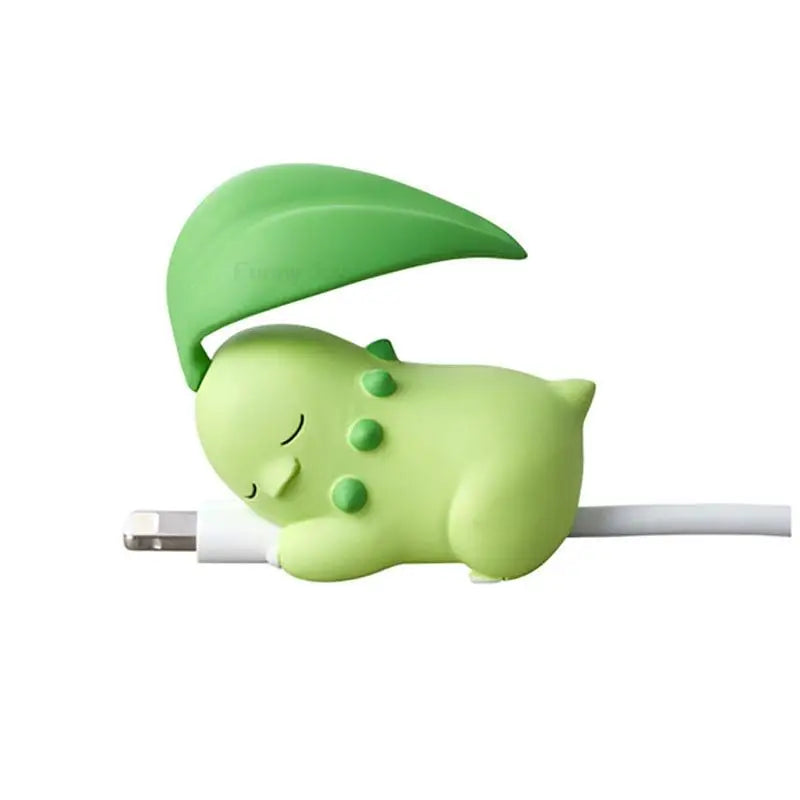 Anime USB Cable Bite Protective Case – Pikachu, Eevee, Jigglypuff Cute Cartoon Figure Charger Cable Cover Gift