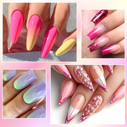 7pc Nail Gel Polish Set – DIY Nail Art Design, Soak Off UV Gel, Long-Lasting Manicure & Painting Gel Vernis Kits for Decoration