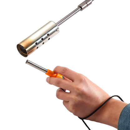 New Multi-Use Flame Gun Lighter - Gas Torch Flamethrower, Portable Spray Burner for Singeing