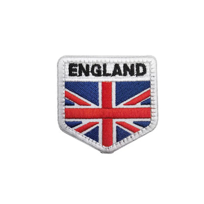 England Flag Embroidered Arm Badge – SAS Special Air Service Hook & Loop Patch, Task Force 141 Tactical Cloth Emblem Stickers