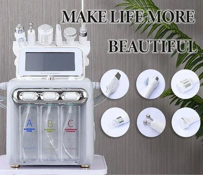 Professional Hydro Dermabrasion Machine – Skincare & Face Care Radiofrequency Facial Cleaning with Hydra Beauty Small Bubble Device