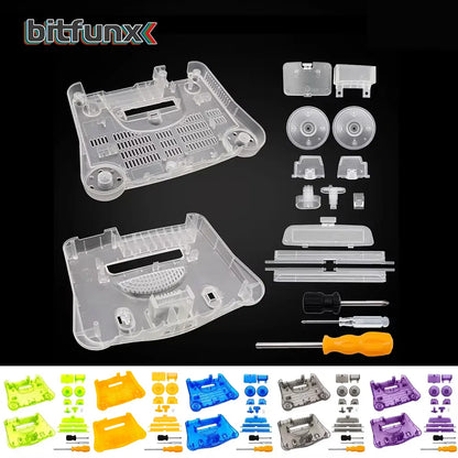 Bitfunx Translucent Replacement Plastic Shell Case for N64 Nintendo 64