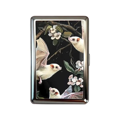 Vintage Metal Card Case - Easy Snap Multi-Function Card Holder with Versatile Compact Design