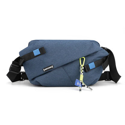 2024 High-Quality Nylon Panelled Waist Pack – Unisex Chest & Crossbody Bag for Outdoor Travel