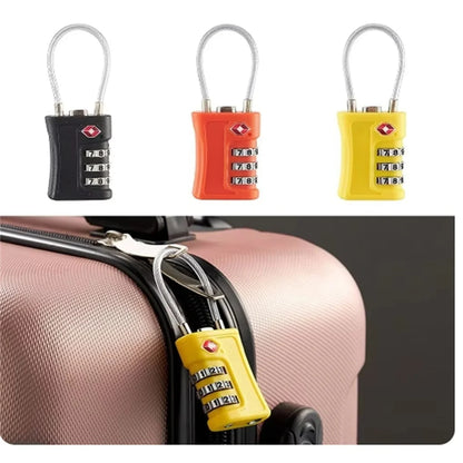 New TSA Customs Code Lock – Travel Luggage Password Changeable Padlock with Contrast Color Design