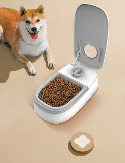 Pet Automatic Timing Feeder – 350ML Large Capacity Dry & Wet Food Dispenser