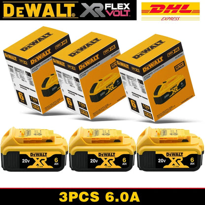 100% Original DEWALT 20V Battery – Compatible with DCB606, DCB205, DCB206, DCBGene, DCB200 MAX, 6AH & 9AH