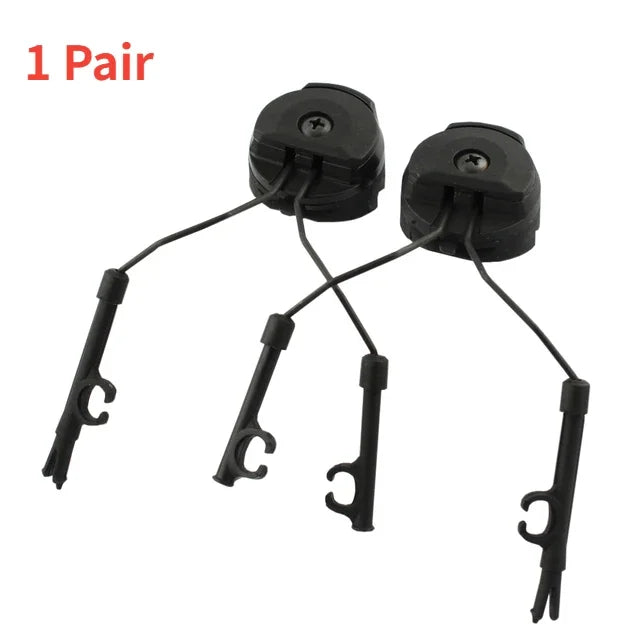 Tactical Headset Bracket – Ops Core Helmet ARC Rail Adapter Set for Comtac II Series Military Noise Cancelling Headset