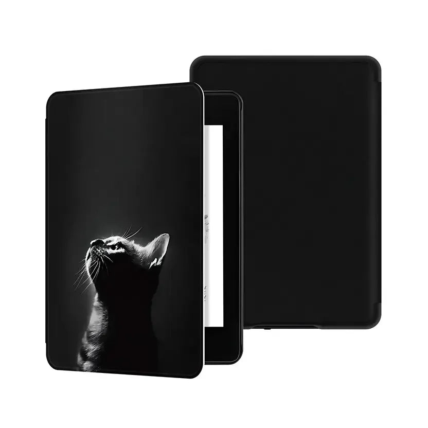 Leather Auto Sleep Case for Kindle Colorsoft Signature Edition (1st Gen, 7") & Paperwhite 12th Gen Protective Cover Funda