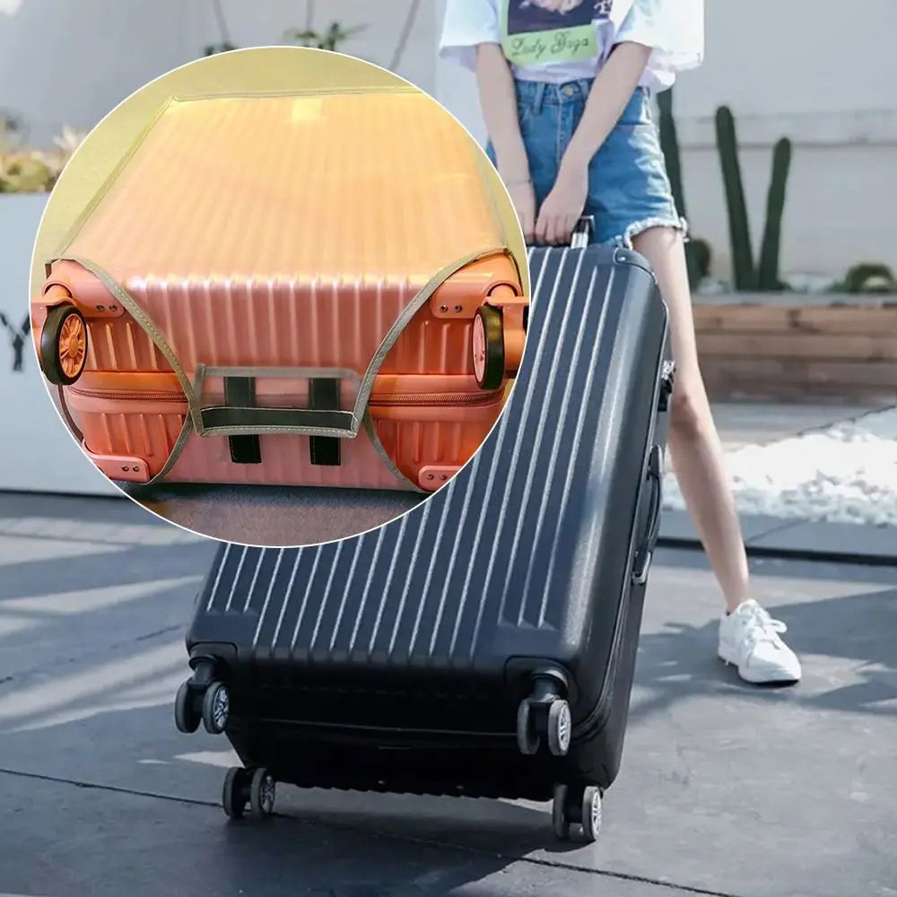 Transparent Waterproof Luggage Cover — Dustproof Protector for 16-30 Inch Suitcases