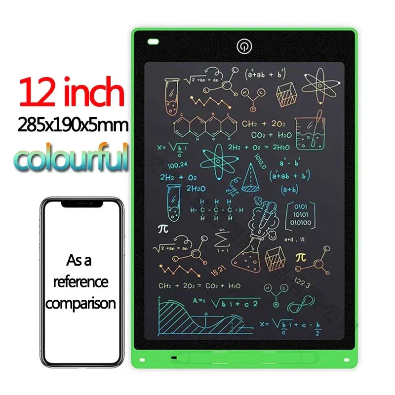 10/12 Inch LCD Writing Tablet - Drawing Board for Kids, Graffiti Sketchpad and Handwriting Blackboard, Magic Toy Gift