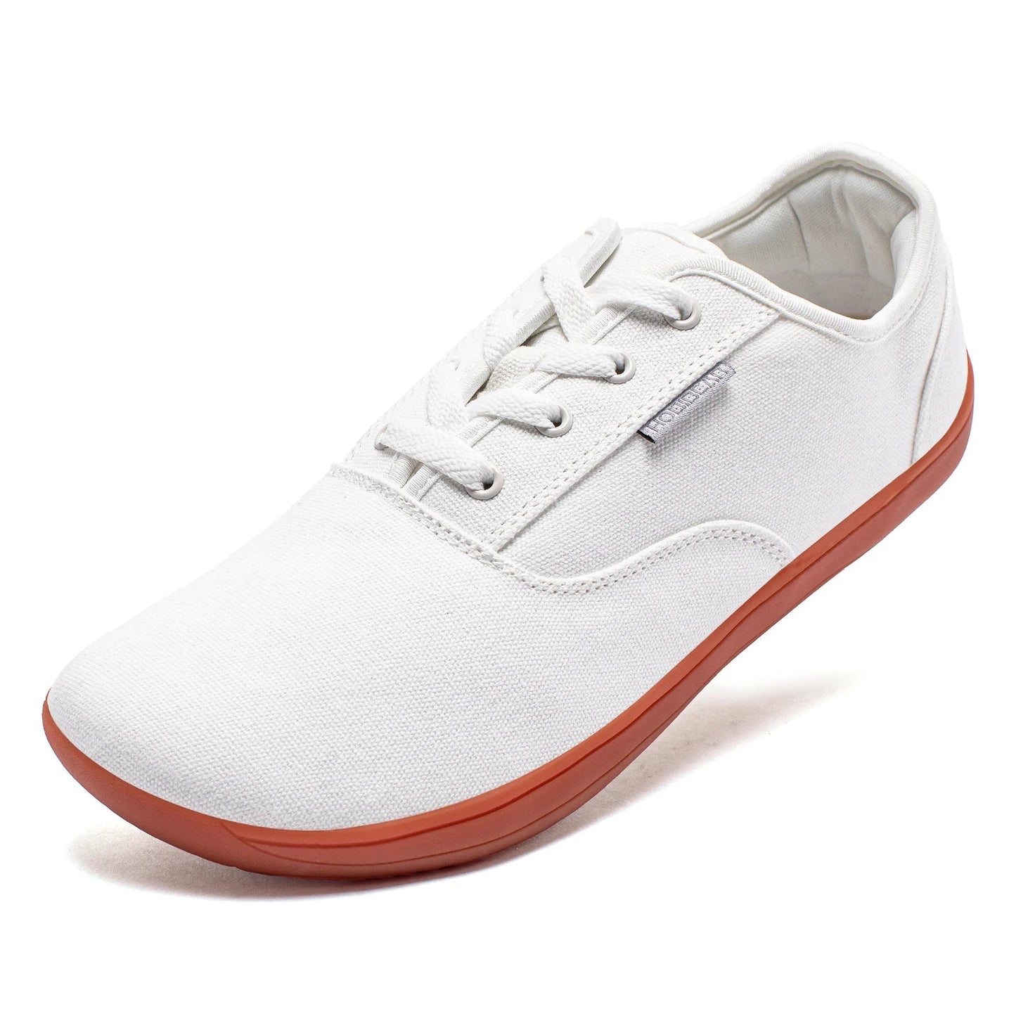 HOBIBEAR Men’s Barefoot Canvas Shoes – Minimalist Zero Drop Sneakers with Wide Fit