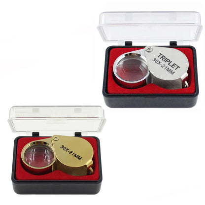 Pocket Jewelry Loupe – Diamond Eye Magnifying Glass for Coins, Gems, Stamps & Watches