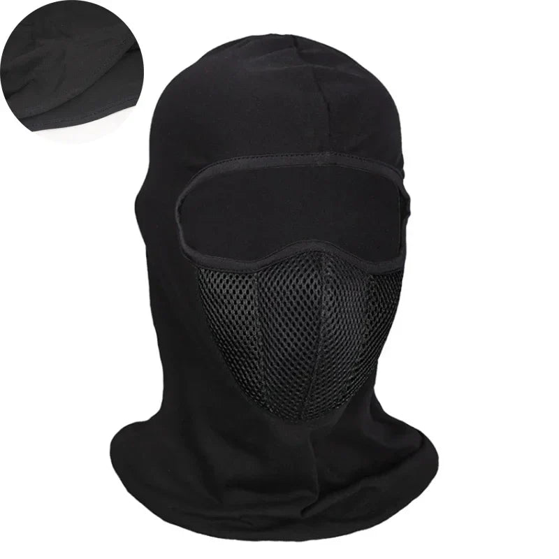 Breathable Motorcycle Balaclava – Full Face Skullies Cap for Motocross, Moto Riding & Helmet Use
