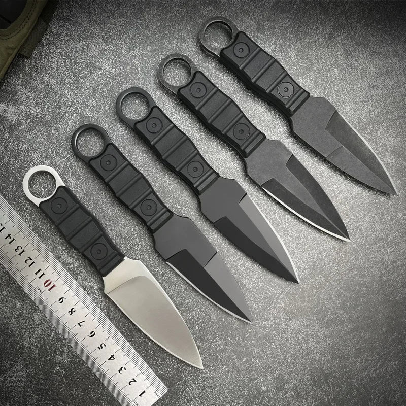 Outdoor Survival Knife - High Hardness EDC Camping Utility Knife with K Sheath