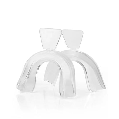 Silicone Dental Night Guard – Cold Light Whitening Braces Tray for Teeth Grinding Protection and Gum Cushion