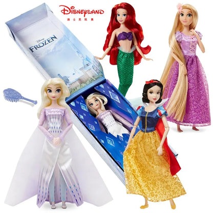 Disney Princess Frozen Elsa & Anna Classic Dolls – Anime Action Dress-Up Toy for Girls’ Gift