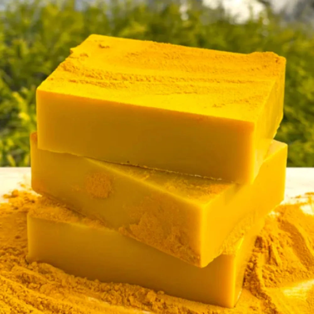 100g Turmeric & Lemon Kojic Acid Handmade Soap – Shower & Facial Soap