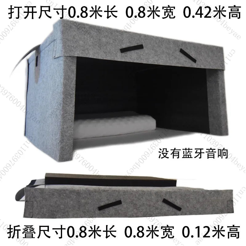 Windshield Soundproof Sleep Tent - Blackout Cover for Low-Frequency Noise Reduction & Restful Sleep