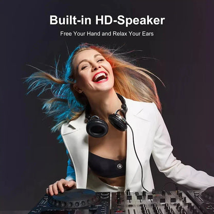 32GB MP3 Player with 2.4" Touch Screen & Bluetooth 5.4 – HiFi Music Player with Speaker, Recorder, Ebook & Photo Viewer