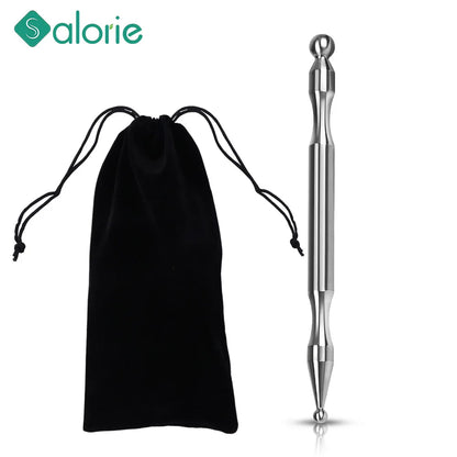 Acupuncture Pen Facial Reflexology Tool – Retractable Double-Headed Point Probe for Face & Body Massage