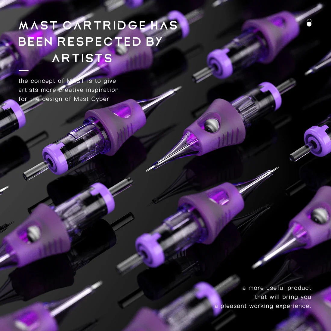 Professional Mast Tattoo Cyber Needles – RL Disposable Sterilized Tattoo & Makeup Cartridges, 20PCS/Box
