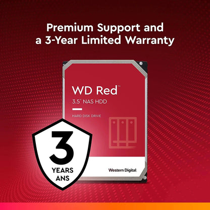 Western Digital WD Red NAS Hard Drive – 4TB, 3TB, 2TB, 6TB 3.5" SATA 6Gb/s with 64MB Cache for Desktop