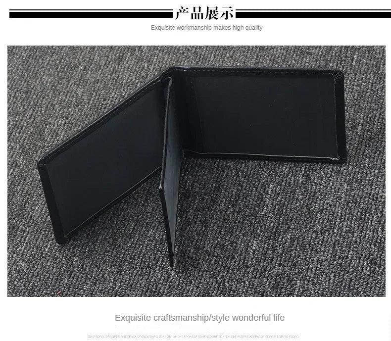 PU Leather Driver License Holder — Car Document Wallet for ID, Pass, Certificate, and Card Storage