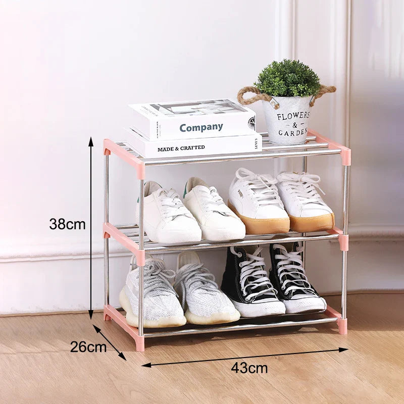 3/4-Layer Multi-Layer Shoe Rack – Space-Saving Storage Organizer for Home