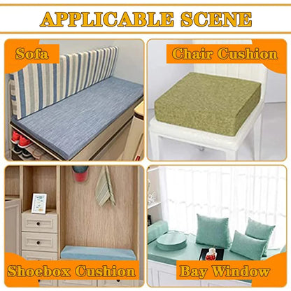 Long Bench Seat Cushion - Decorative Sofa Pillow Bay Window Chair Pad Garden Bench Swing & Backseat Cushion