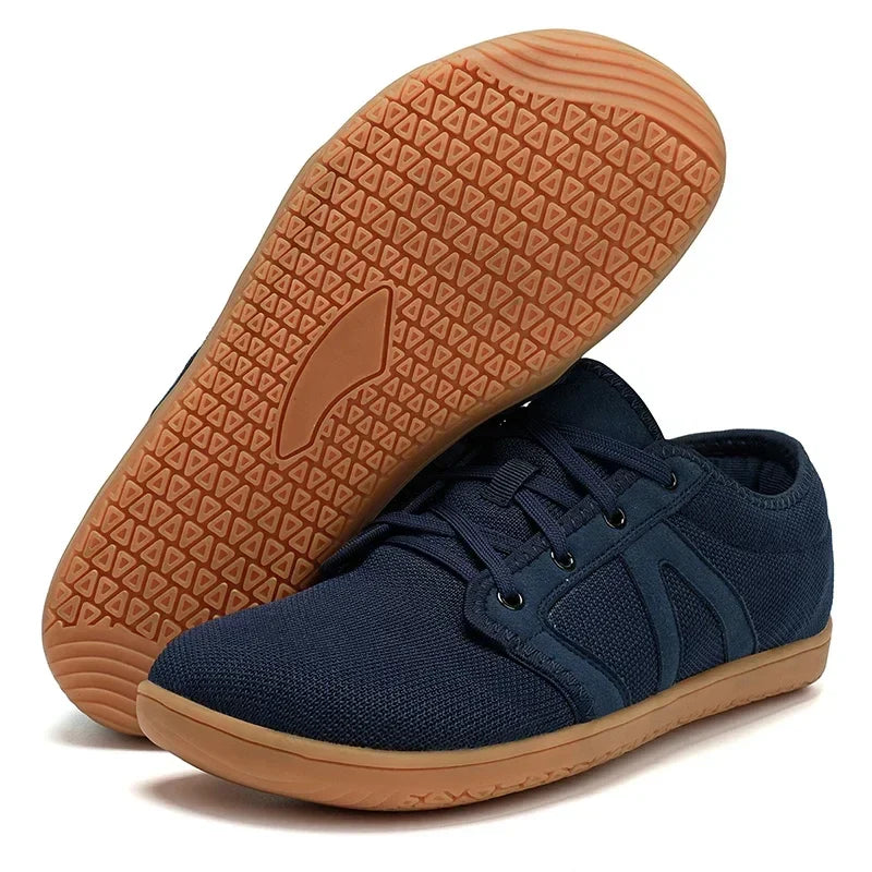 Men's Wide Fit Barefoot Sneakers – Minimalist Zero Drop Cross Trainers with Wide Toe Box for Relaxed, Natural Movement