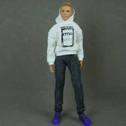 30cm Male Anime Doll Clothes – 1/6 BJD Fashion Casual Suit for KEN Dolls, DIY Reborn Toy Accessories & Gifts